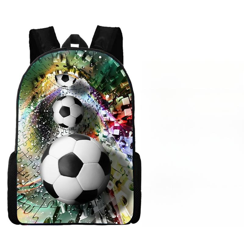 Футбольная школьная сумка для детей начальной и средней школы, мальчиков и девочек, двойное плечо и задняя часть