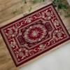 Sayan Sayan Floral Entrance Mat Indoor Alda 60x90 Red Chenille Gobelins Made In Belgium