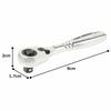 TONE Short Ratchet Handle (Hold Type) RH2HS Drive Angle 6.35mm (1/4")