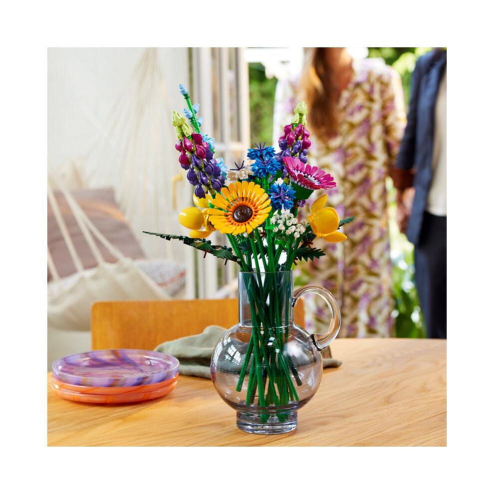 (939 Pcs)Flower Bouquet Building Block 10313 10314 Abs Plastic Diy Assembly Toy Colorful