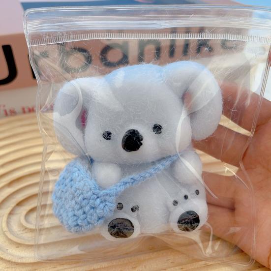 Мультяшная коала, сжимающая игрушку, ручная работа, антистрессовая игрушка для сидящей коалы, сенсорная игрушка для детей, подростков и взрослых, мягкий мяч для снятия стресса, игрушка-фиджет в виде животного