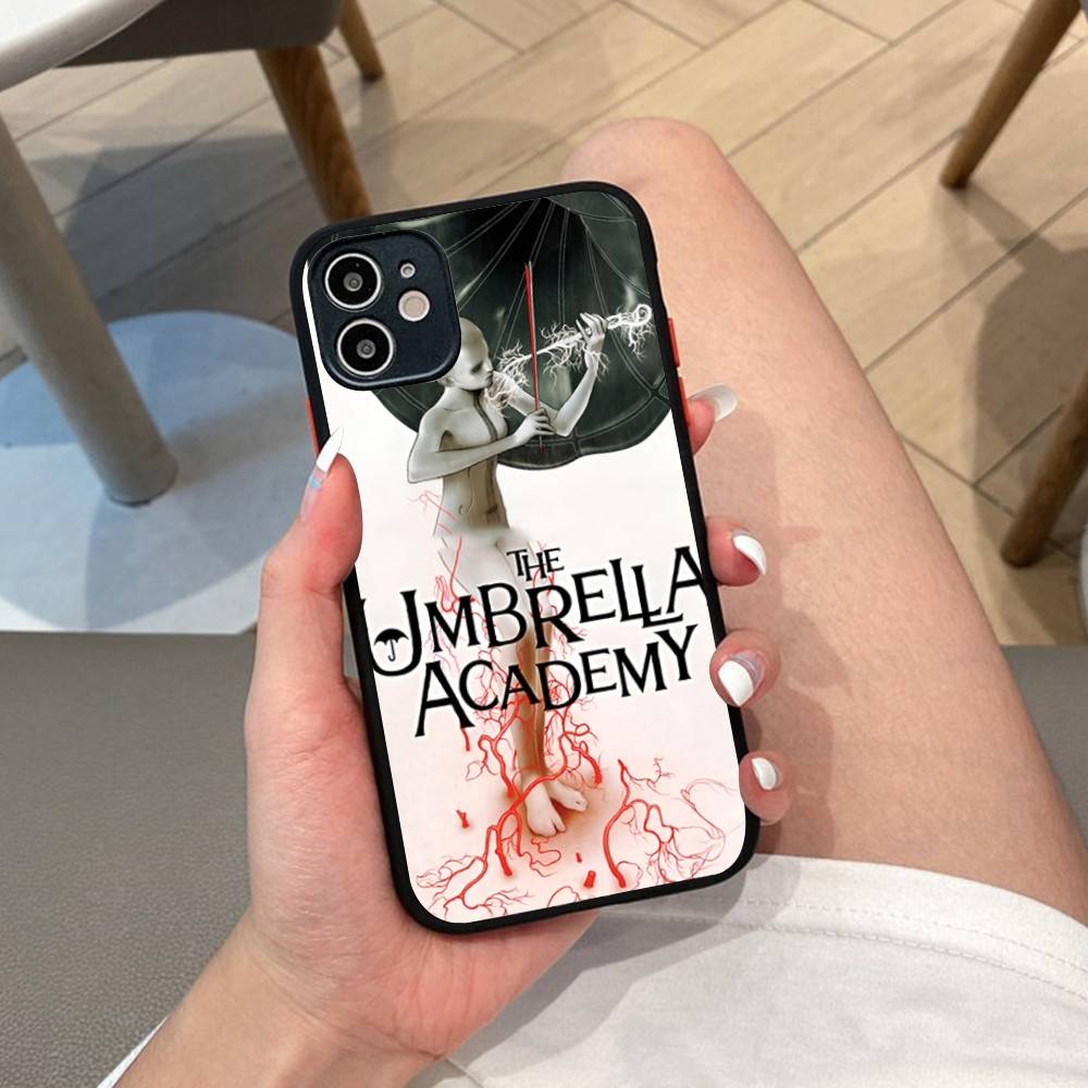 Чехол для телефона Академия Амбрелла Для IPhone 14 X XR XS 7 8 Plus 11 12 13 Pro MAX 13mini Матовый противоударный чехол