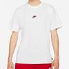 Nike Спортивная футболка с вышитым логотипом, мужские топы, белая DB3194-101