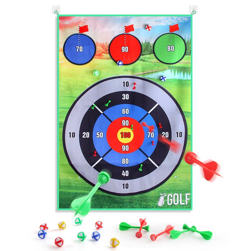 1.2 * 1.78 Meters Double-Sided Golf Game Set Double Club Darts Hitting Sports Toy