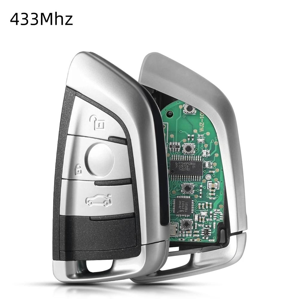 For BMW F F10 FEM CAS4 5 7 Series X5 X6 2014 2015+ Smart 3/4B 315/433/868Mhz PCF7953P Remote Key Keyless Entry Fob ID49