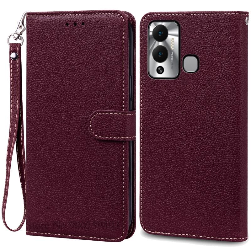 For Infinix Hot 12 Play Case Wallet Leather Flip Cover For Infinix Hot 12 Play NFC Case X6816C X6816 X6816D Cover Coque Fundas