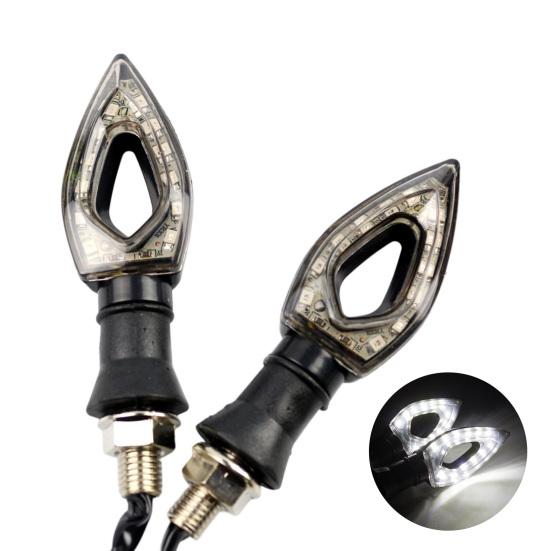 Светодиодный сигнальный светильник в форме сердца, модификация хорошей яркости, угловые фонари мотоцикла, деталь мотоцикла