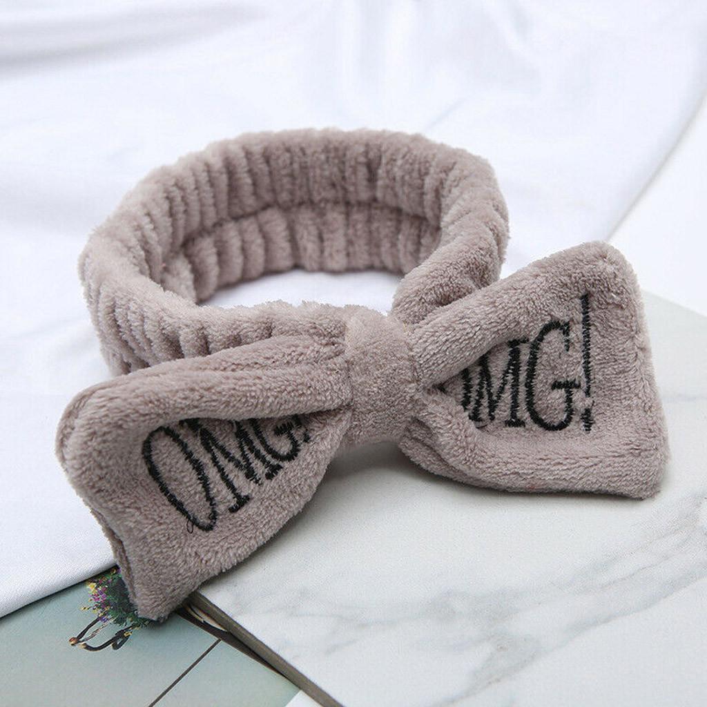 Модная бархатная повязка для волос с однотонным бантом, женское кольцо для волос, обруч для девочек, повязка на голову для девочек