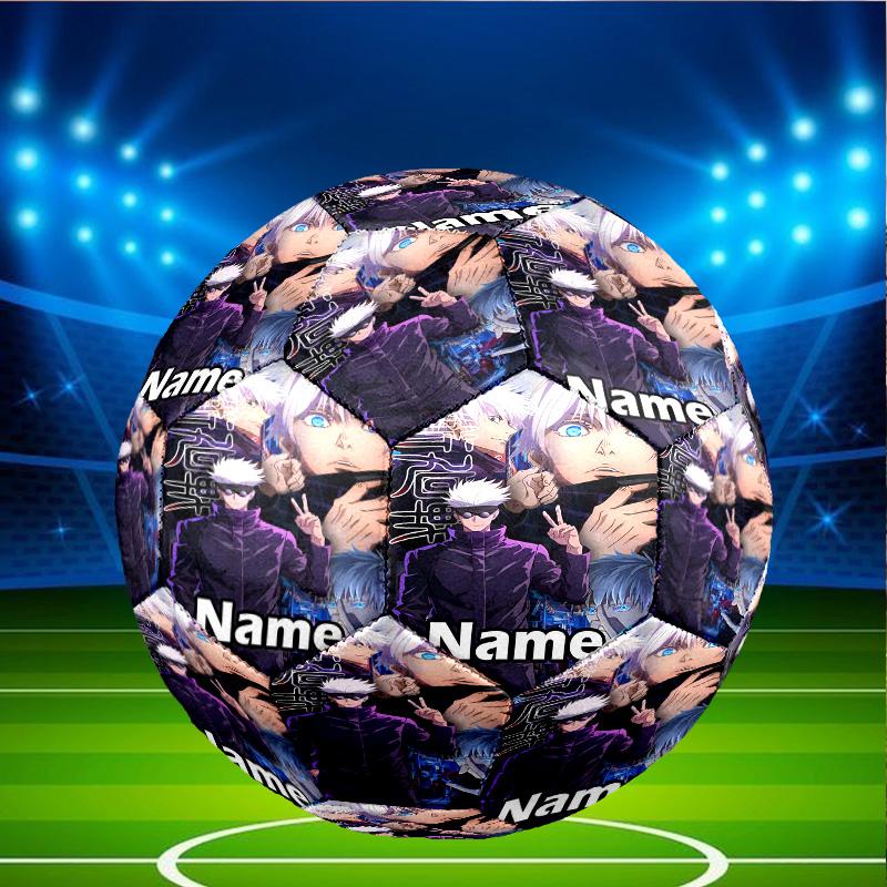 Custom Name Personalized Jujutsu Kaisen Print Size 5 Soccer Ball Training & Match Football, for Team, Kicking, Gift for Football