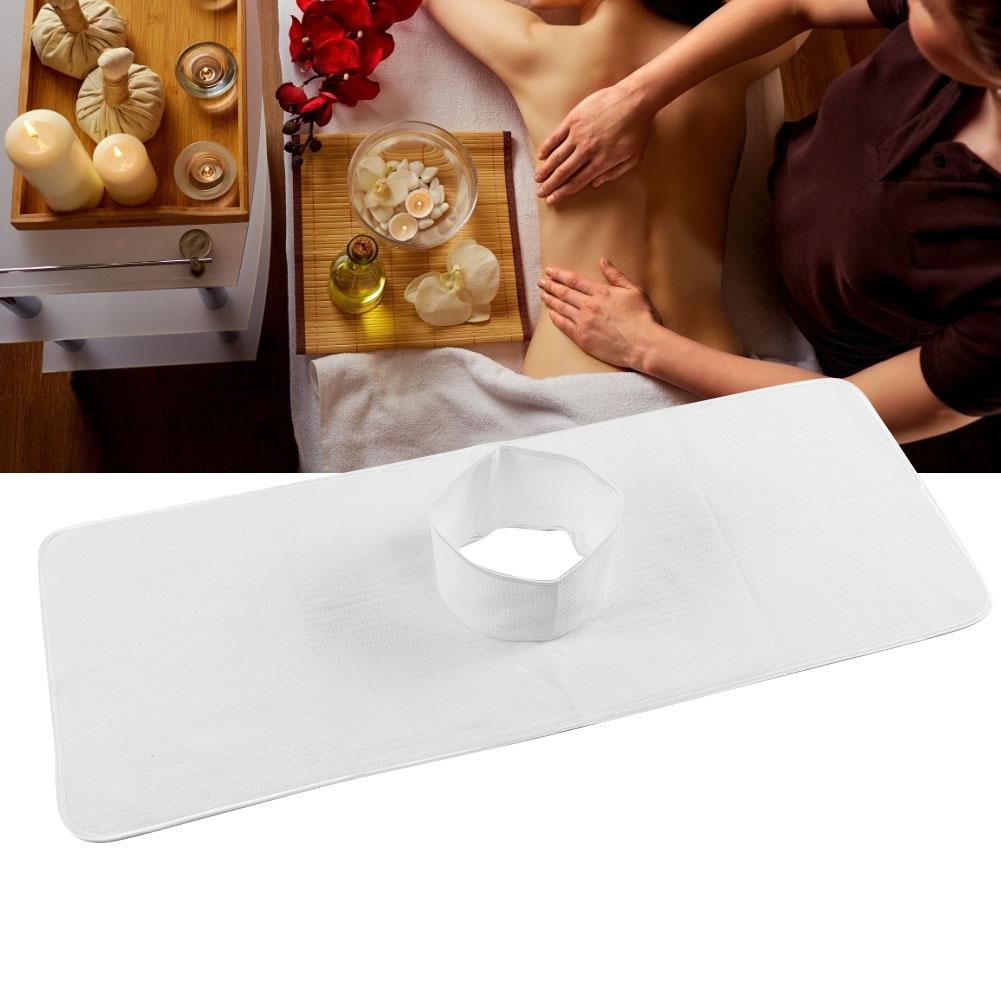 Многоразовое полотенце для спа-массажа с паром, моющаяся простыня для кушетки в салоне красоты для ухода за кожей 35 x 90 см, белое