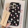 Цветочный чехол для iPhone 17 Pro Max Чехол iPhone 16 14 13 15 11 12 17 Pro Max Plus 16e Ударопрочный Мягкая кожа Милый чехол