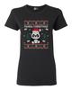 Ladies Merry Panda Christmas Cute Bear Funny Gift DT T-Shirt Tee Unisex T-Shirt