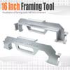 Center Stud Layout Wall Stud Framing Tool Stud Frame Spacing Tool  Woodworking