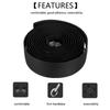 Anti-slip 1 Pair Road Bike Bar Plug Bike Protective Leather Wrap Handlebar Tape Bicycle Grips