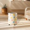 Мусорное ведро в горошек Мусор 12 л Мусорный бак на колесах Открытый Мусорная корзина Контейнер для переработки для