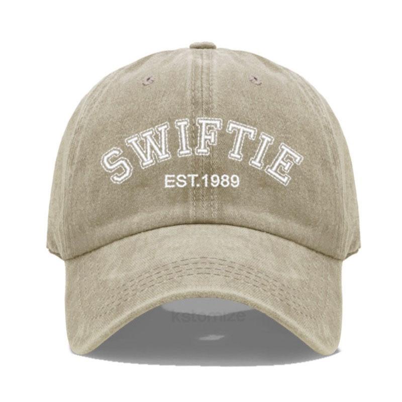 SWIFTIE 1989 Embroidery Baseball Cap for Men Women Unisex Washed Cotton Dad Hat Sun Hat Gift Fans Outdoor Sports Dropshipping
