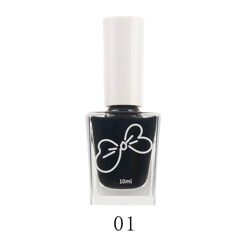 Oil-based Nail Polish No Bake Fast Drying Non-peelable Non-slip Safe Odorless Nude Color Nail Salon Nail Polish