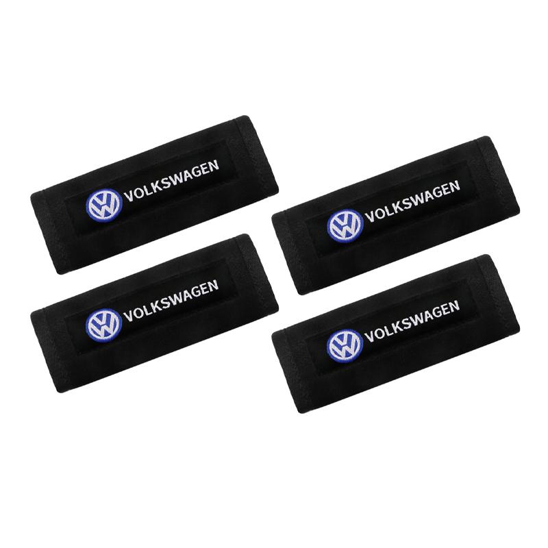 2026 Горячее Для VW VOLKSWAGEN Комплект Подушек для Шеи и Накладок на Ремни Безопасности Автомобильного Сиденья Комфортная Подушка для Отдыха в Поездке Для Volkswagen VW GOLF Polo Tig