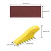LEONTOOL Sandpaper Sanding Block, 120-Piece Set, 20 Pieces Each of #80, #120, #180, #240, #400, and #600, for Smoothing Putty, Woodwork, Rust Removal,