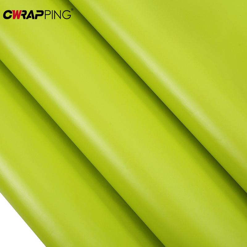 Car Sticker 150cm Waterproof Matte Green Self-Adhesive Vinyl Wrap Film Wrapping Sheet Car Gadget for Motorcycle Auto Accessories