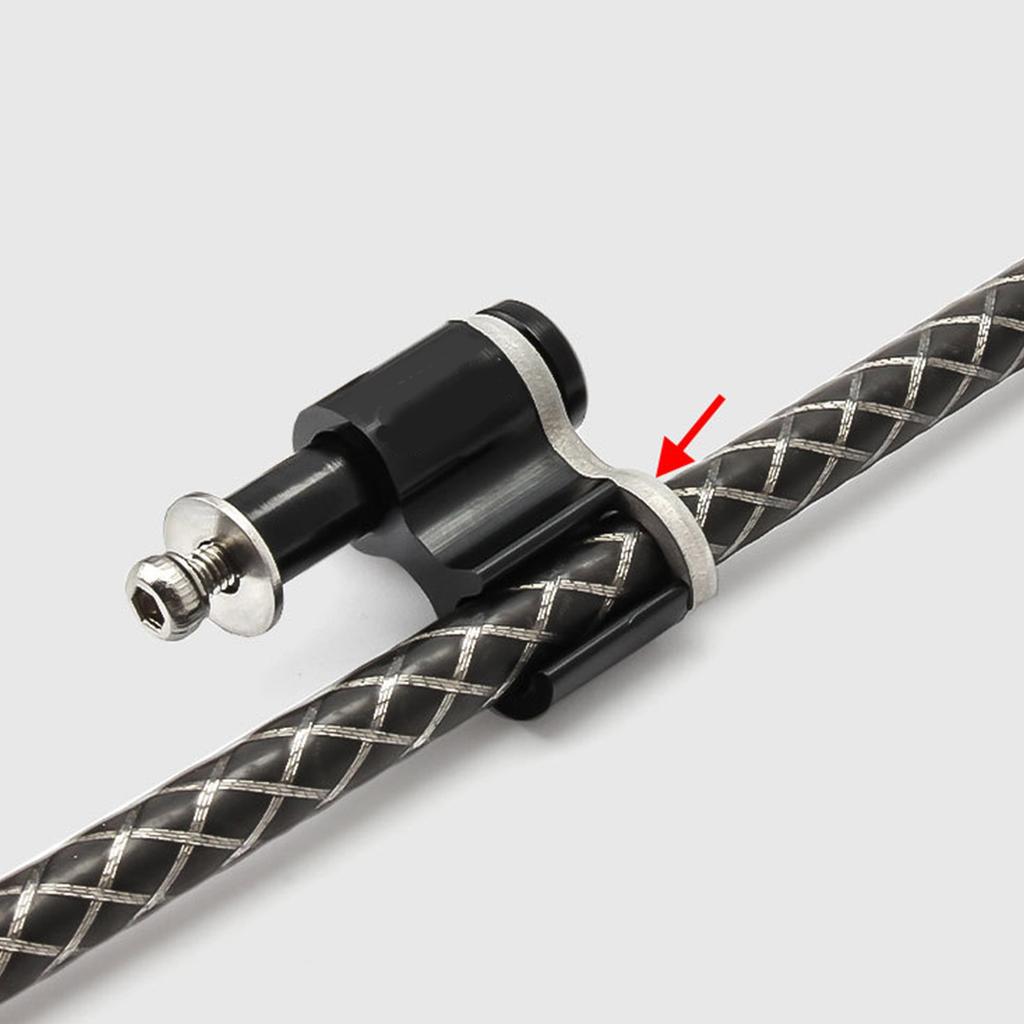 5 шт. направляющая корпуса троса гидравлического тормоза для велосипеда, адаптер корпуса троса для горного велосипеда, держатель гидравлического шланга Enduring