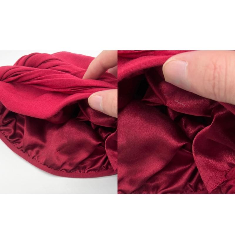 Мужской тюрбан, головной убор, подкладка из сатина, головной платок, тюрбан-нимб, дюраг, мусульманский хиджаб, тюрбан