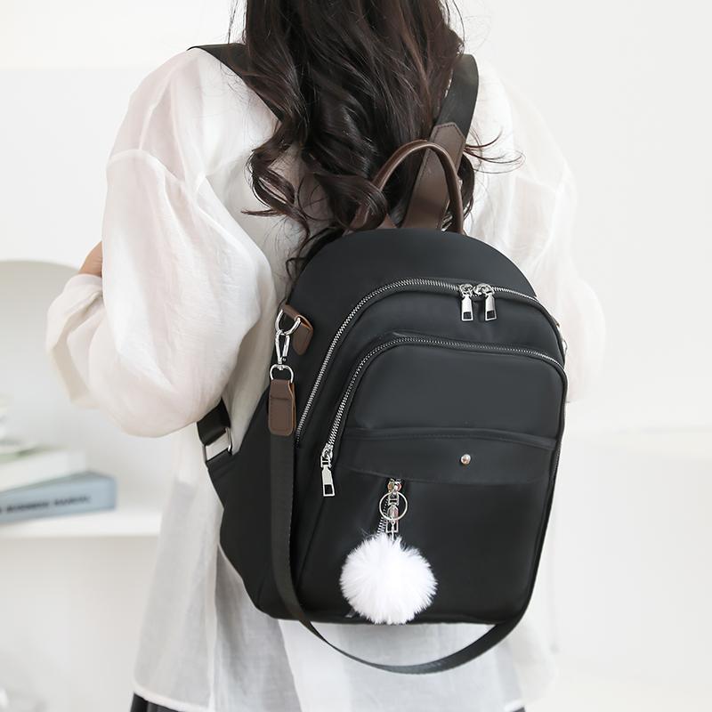 Женский однотонный рюкзак для поездок на работу, дорожная сумка, многофункциональная сумка на плечо