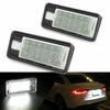 2pcs For Aud I LED Number Plate Light A3 A4 S4 RS4 B6 B7 A6 RS6 S6 C6 S5 Q7 A8 S8 Avant Canbus Error Free License Plate Lamp License Plate Lights 2