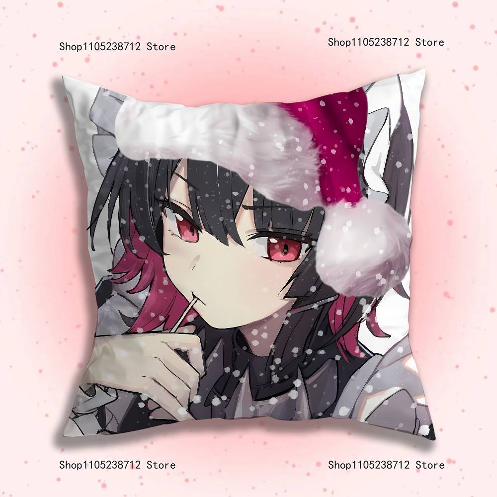 Zzz Ellen Joe Pillow Covers Cartoon Sofa Decorative Home Double-Sided Printing Short Plush Cute Cushion Cover