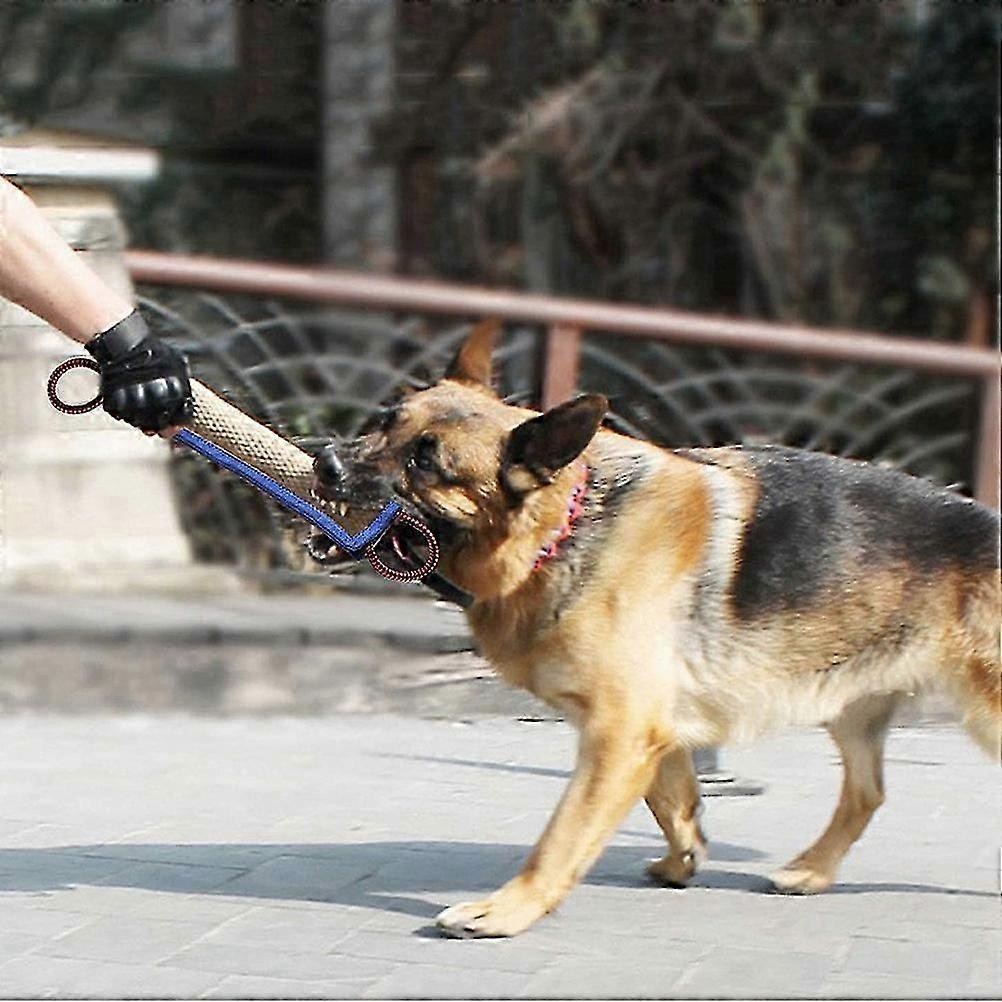 2025 Latest Model Funny Dog Bite Tug Toy with Two Handles Dog Pillow Jute Bite