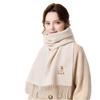 JIUMU Women's Pure Wool Scarf and Shawl