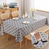 Table Cloth Waterproof Moroccan Printing Tablecloth Wear-resistant Reusable Table Protective Cover for Indoor Outdoor Use