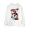 Womens/Ladies Spider-Man Sketch City Sweatshirt