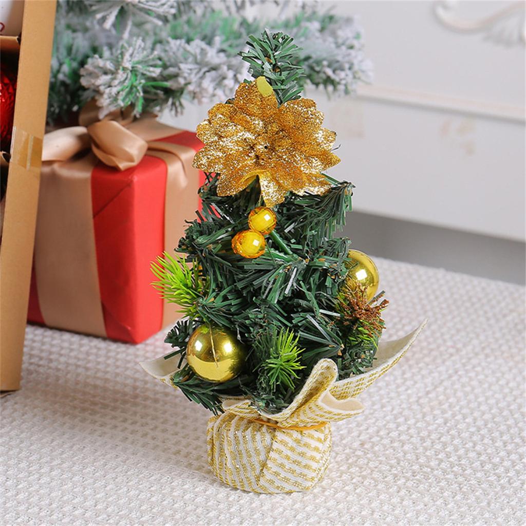 Рождественские шары, игольчатые елочные украшения, рождественские настольные имитации елочных украшений, маленькие подарки
