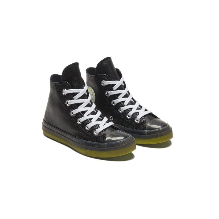 Converse Кеды All Star High top Детские Канвас Черно-Зеленые Дети Возраст 3 7 Лет 369787C