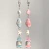 Прозрачный брелок Милая подвеска-колокольчик Шнурок для мобильного телефона Кавайные декоративные аксессуары для сумки Украшения для дома