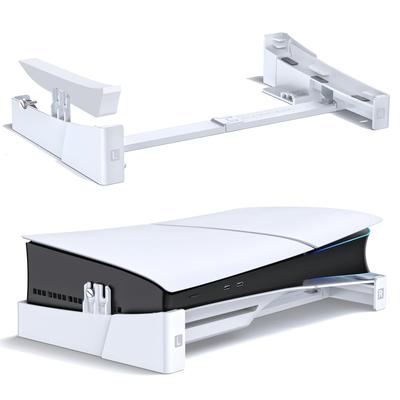 С горизонтальной подставкой для PS5 Slim Улучшает охлаждение Предотвращает землетрясения Защита от царапин Новая подставка для PS5 Совместима как с Slim Standard, так и с Digital