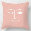 Pink Feather Pillowcase Decorative Bed  Car Sofa Cushion Cover Home Fashion Cute