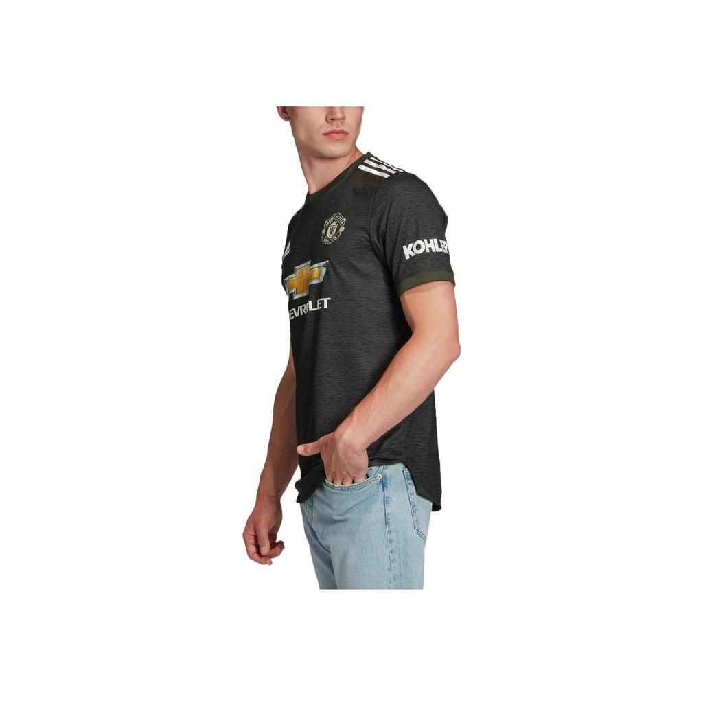 Adidas Полосатая футболка с логотипом Performance Soccer Kit Player Edition Away Мужская спортивная майка зеленого цвета EE2377