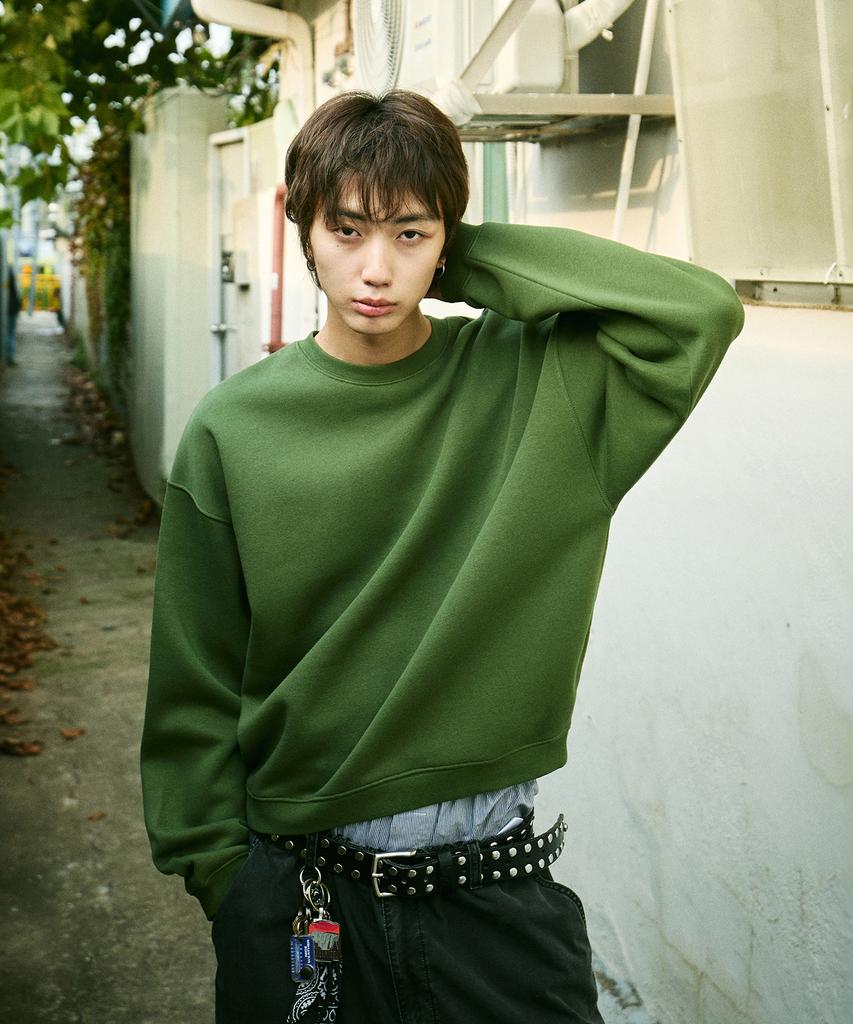 Свитшот Peullukeu Urban Straight Crop Хаки Fmt900C