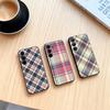 Модный Классический Клетчатый Чехол Для Телефона Для Samsung Galaxy A73,A72,A71,A70,A53,A52,A51,Другие Мягкий Черный Чехол
