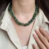 Smudging Round Beads Necklace Acrylic Collarbone Chain New Choker Necklace  Gifts