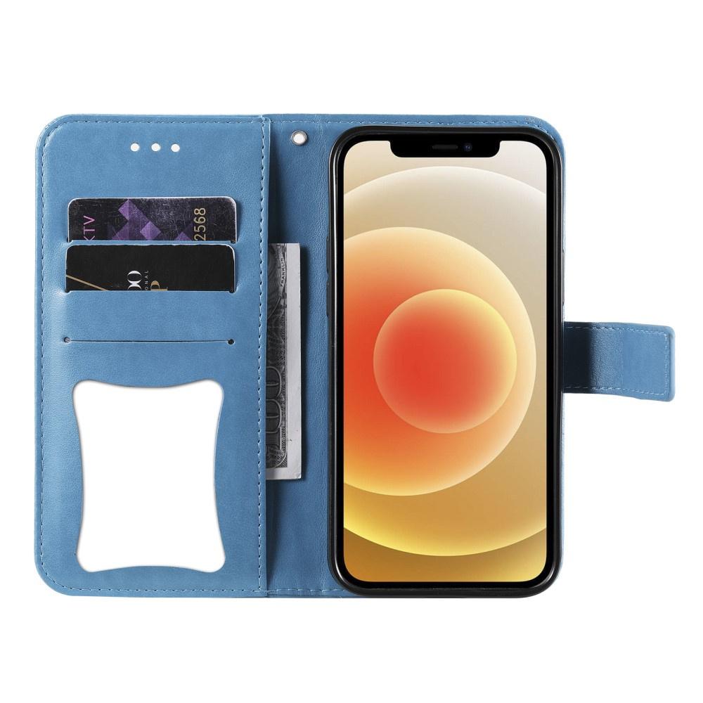 Flip Case for Oppo Reno5 Z / A94 / A95 5G, Mandala, Blue