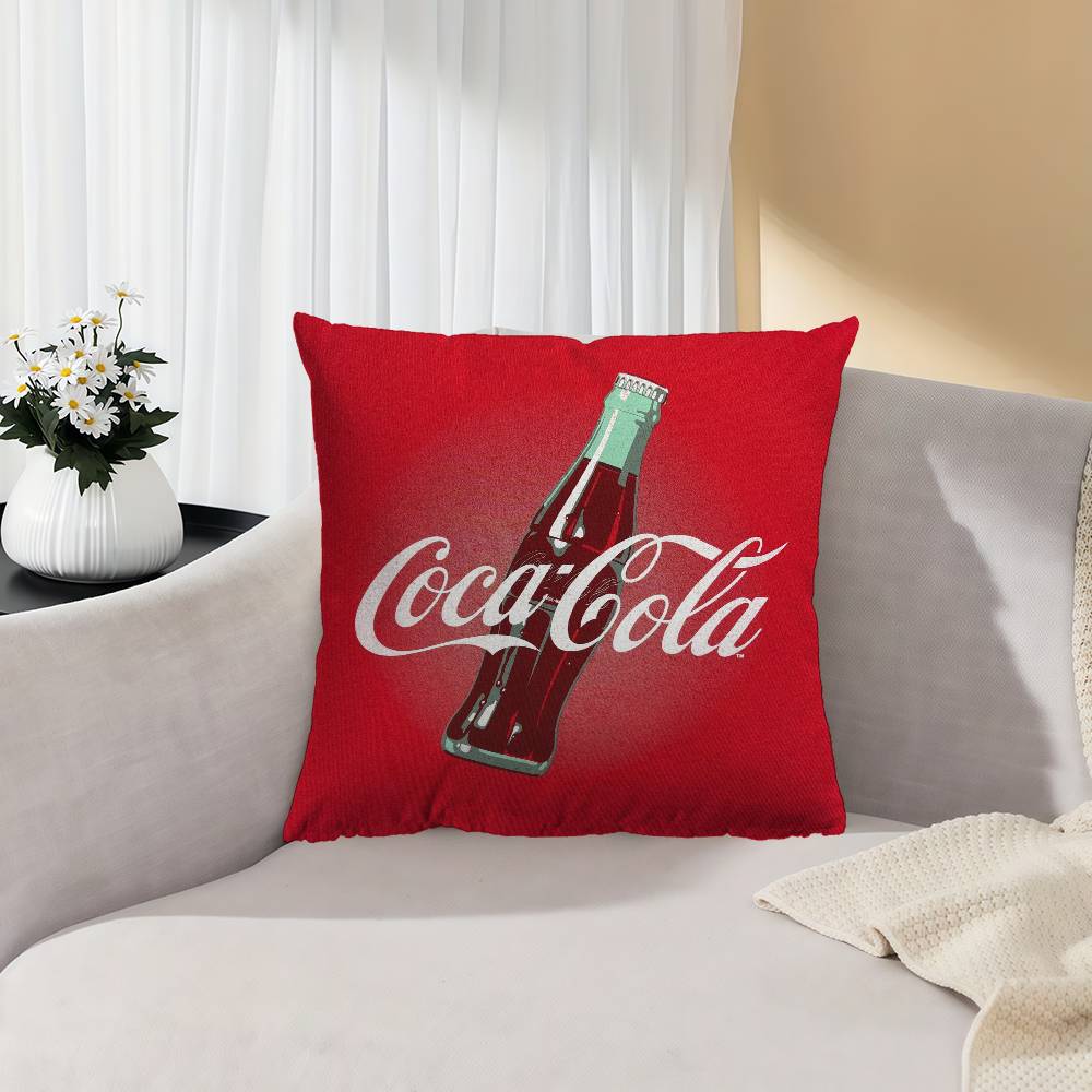 Газированная вода C-Coca-C-Cola Персонализированная наволочка Детская спальня Декор для дикой вечеринки Наволочка Подарок на день рождения ребенка