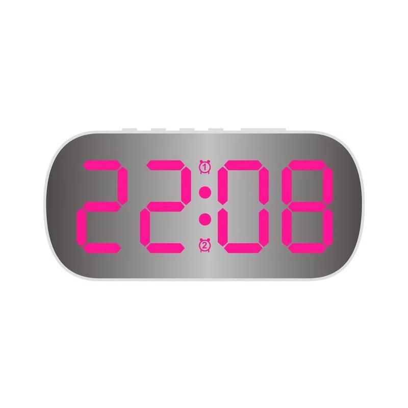 Clock 1PCS LED Digital Display Electronic Desktop Student Children Mirror Small Alarm Clock Decoration Home Living Room Bedroom