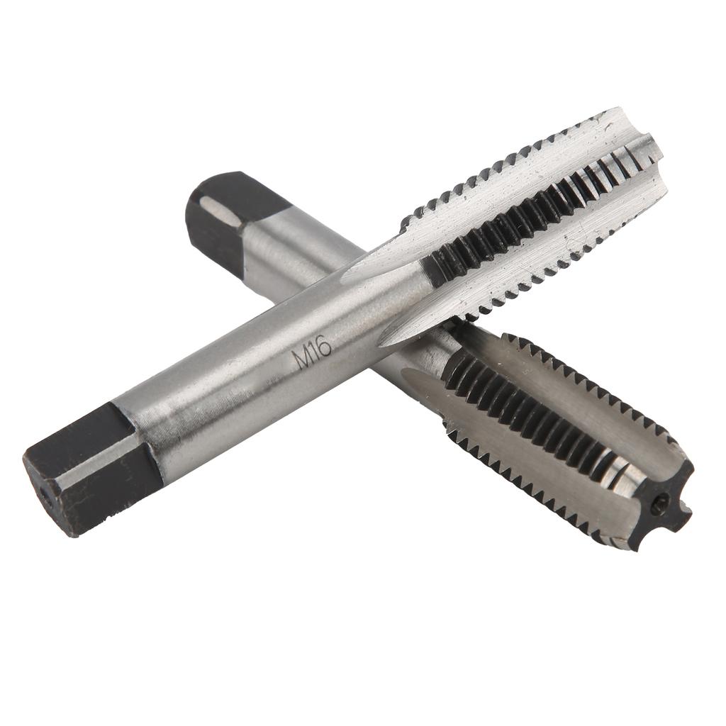 Метчик ручной M16 Сверло Прямая канавка Углеродистая сталь Резьба для дерева Пластика
