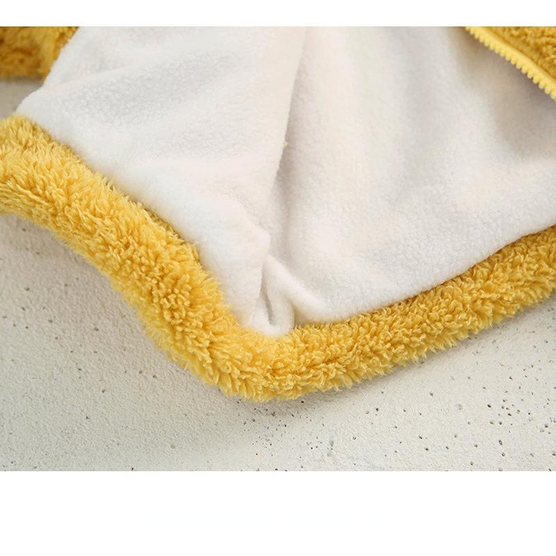 Детское пальто с медведем на флисовой подкладке, согревающее зимнее пальто унисекс, детское хлопковое пальто