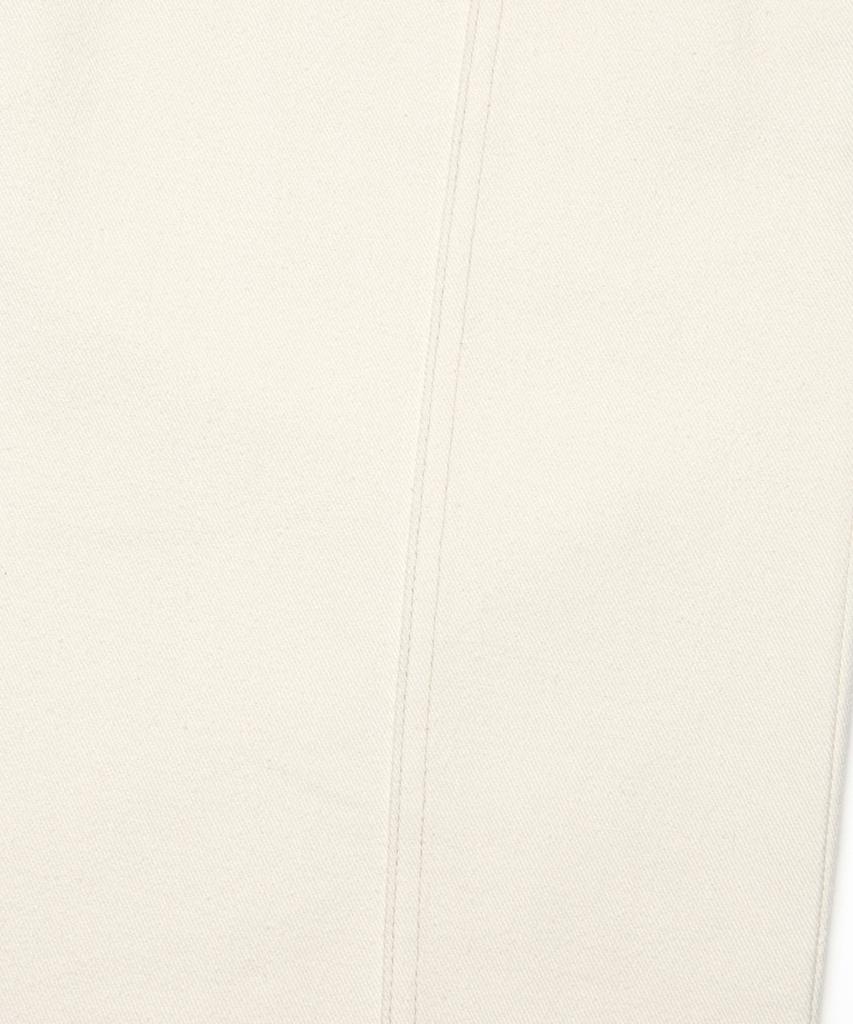 FALLETT Peach Cotton Curved Pants Ivory