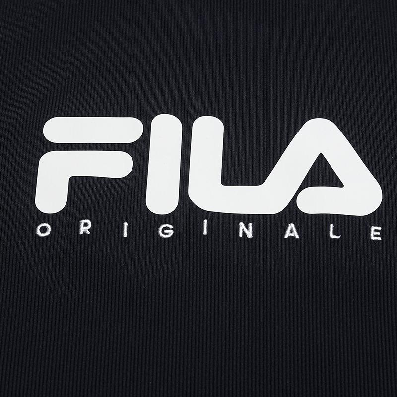 Fila Оригинальная Простая Удобная Женская Футболка с Коротким Рукавом Топы Легендарно-Синий F61W619101F-NV