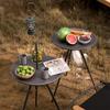 Outdoor Camping Table With/Without Lamp Stand Adjustable Telescopic Dining Table ABS + Steel Pipe For Camping BBQ Picnics